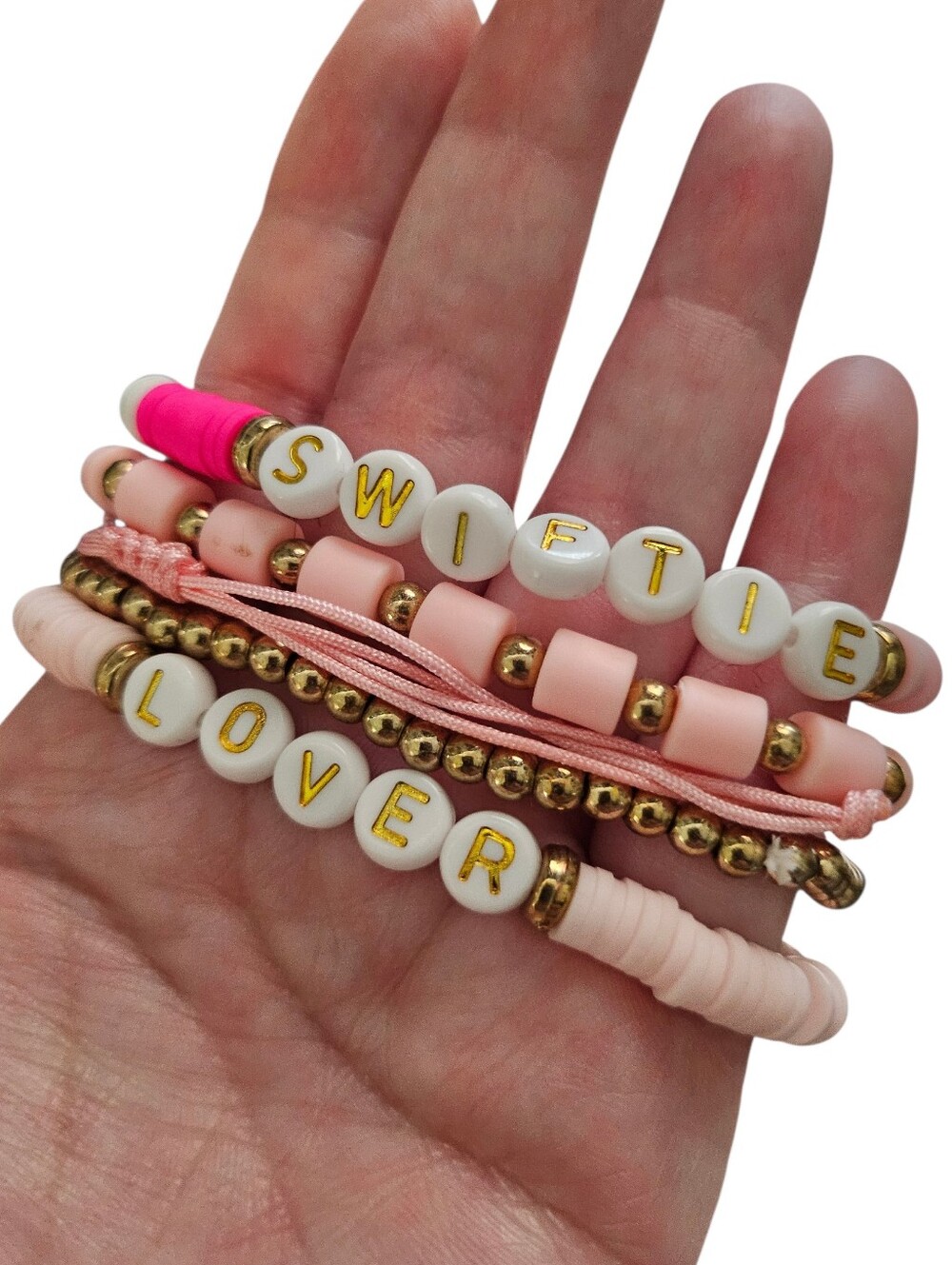 5 PC Taylor Swift Stackable Bracelet Set - Picture 7 of 7